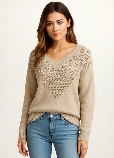 Open stitch premium knitwear
